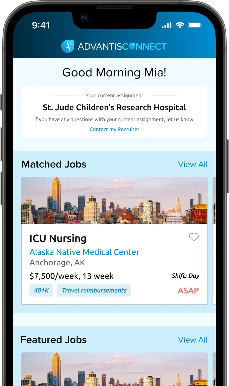 1 Travel Nursing Agency by Nurses Advantis Medical Staffing